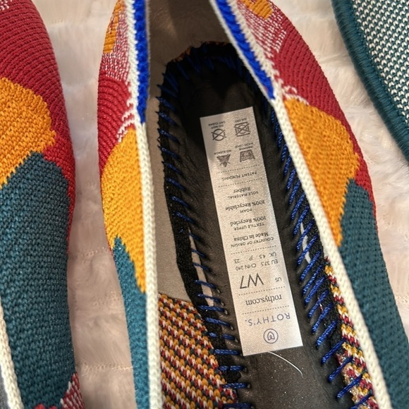 Rothy's Women's Moroccan Amber Loafer (Retired Colorway) size 7 orange flats - Picture 4 of 9